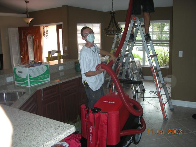 Steve Working With Rotobrush Duct Machine