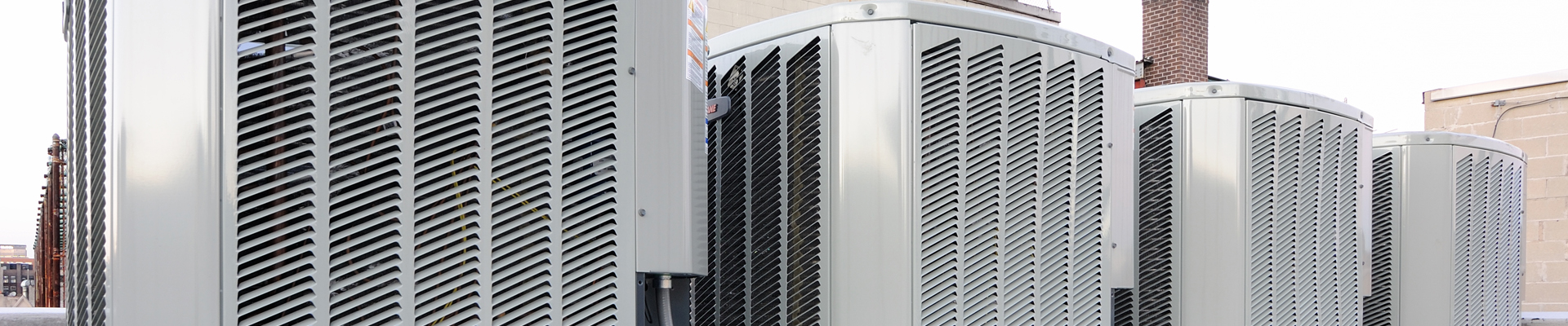 A Row of Air Conditioning Units